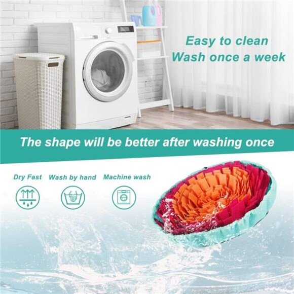 Snuffle Mat for Dogs, Interactive Sniff Mat for Slow Eating and Keep Busy - Picture 5 of 7